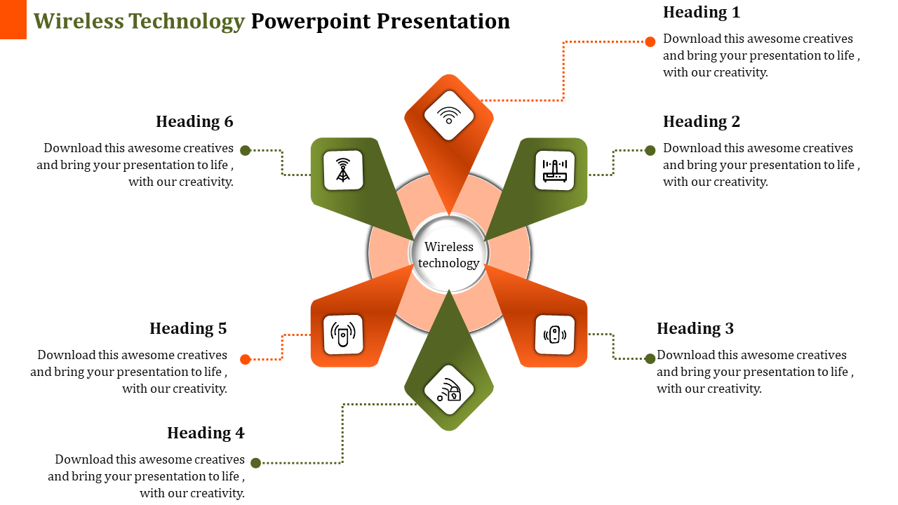 technology powerpoint presentation-wireless technology presentation-6-multi color